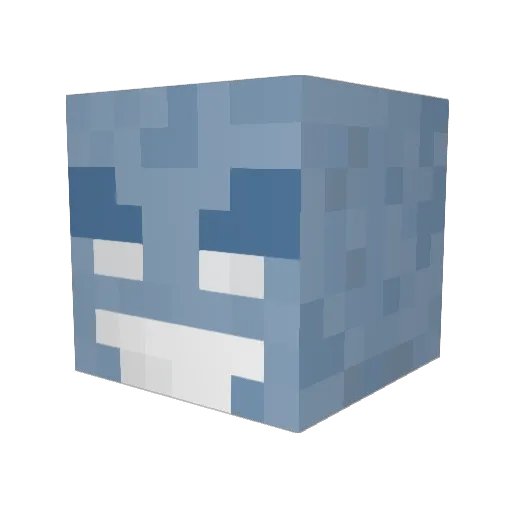 Venkman27 Minecraft avatar head, 3D render
