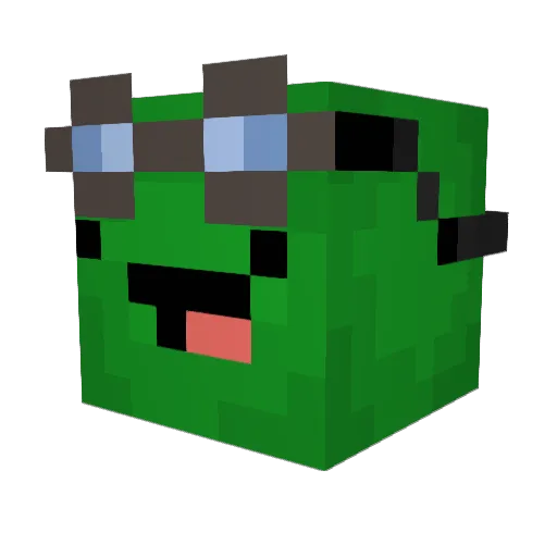Venn69 Minecraft avatar head, 3D render