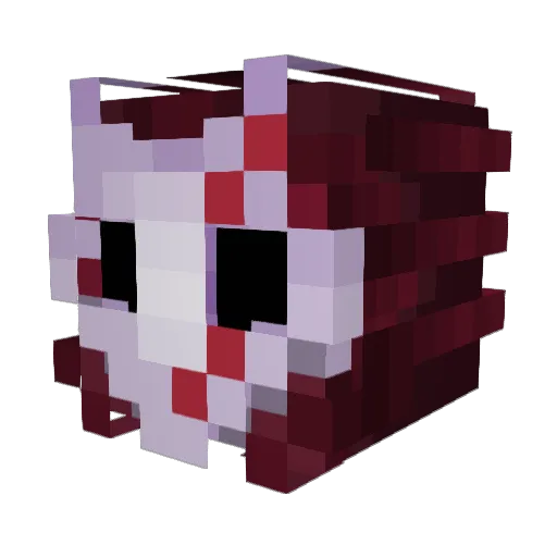 Venni3 Minecraft avatar head, 3D render