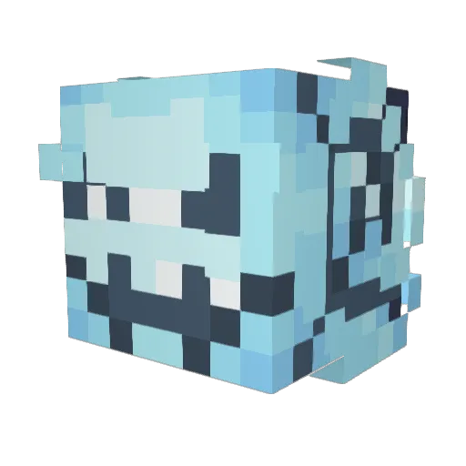 Venom0130 Minecraft avatar head, 3D render