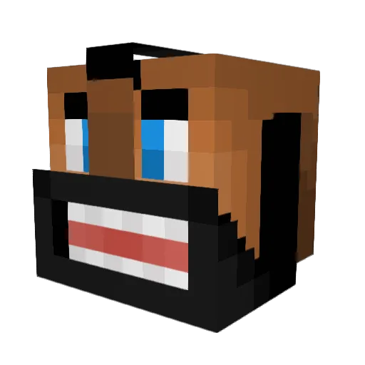 Venom4542 Minecraft avatar head, 3D render
