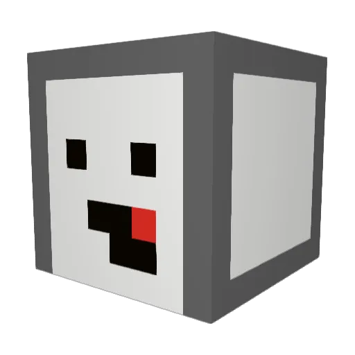 VenomSplash Minecraft avatar head, 3D render