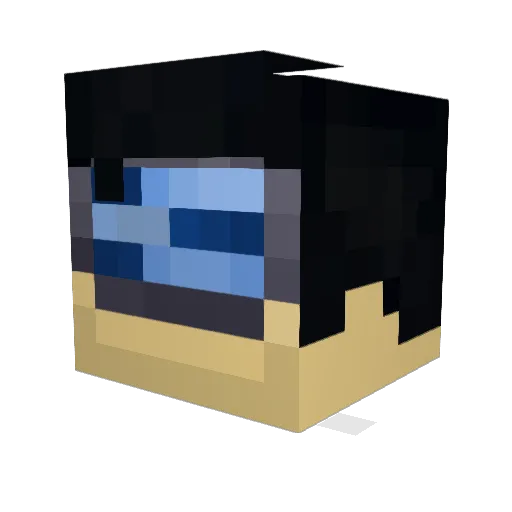 VenomTheSalesman Minecraft avatar head, 3D render