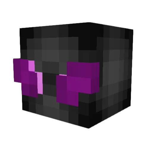VenomTheThird Minecraft avatar head, 3D render
