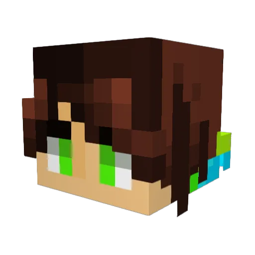 Venom_C Minecraft avatar head, 3D render