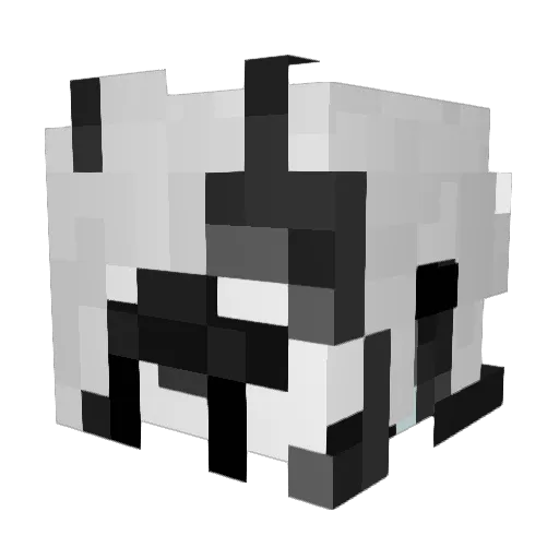 Venomlis Minecraft avatar head, 3D render