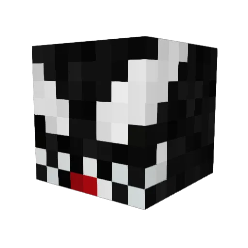 Venommmm456 Minecraft avatar head, 3D render