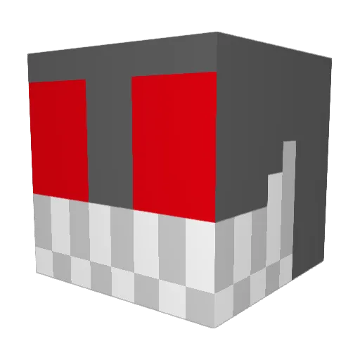 VenomousAJVK Minecraft avatar head, 3D render