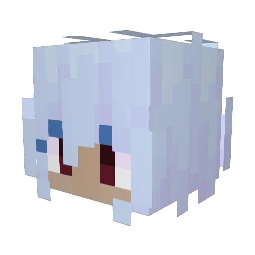 VenomousLights Minecraft avatar head, 3D render