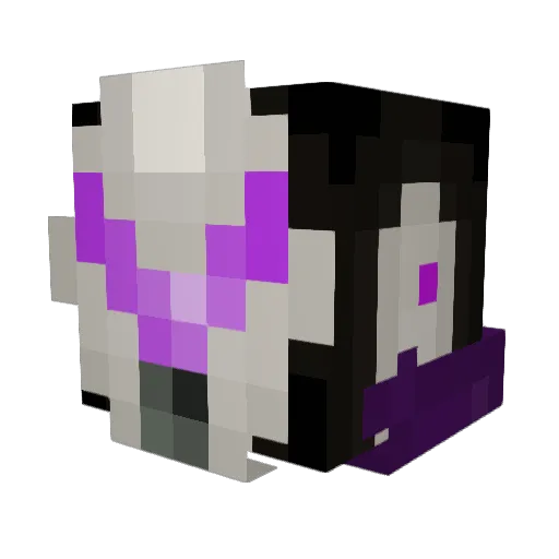 Venomous_Reaper Minecraft avatar head, 3D render