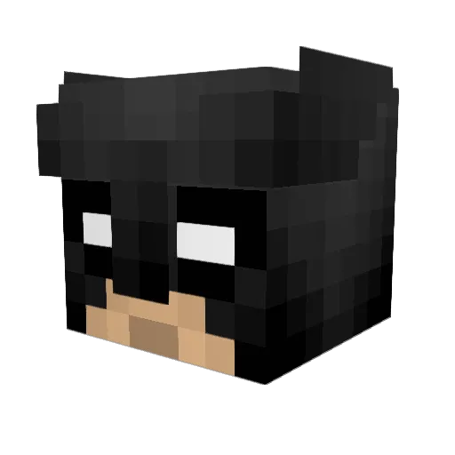 Venora Minecraft avatar head, 3D render