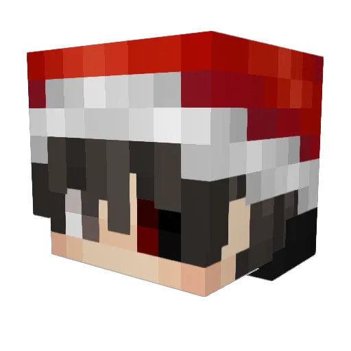 Venox_XD Minecraft avatar head, 3D render