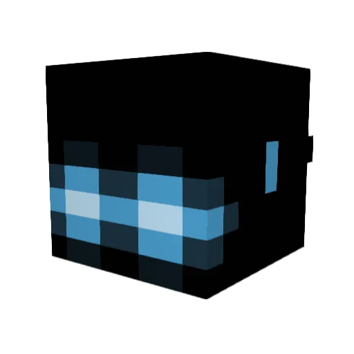 VensSMP Minecraft avatar head, 3D render