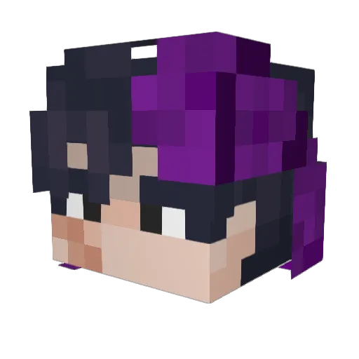 Venso63 Minecraft avatar head, 3D render