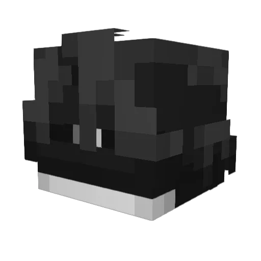 Ventdgerm Minecraft avatar head, 3D render