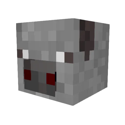 Venter97 Minecraft avatar head, 3D render