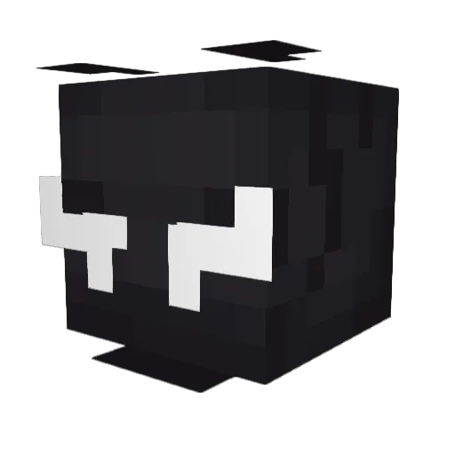 VenterPhD Minecraft avatar head, 3D render