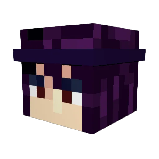 VentiSolos Minecraft avatar head, 3D render