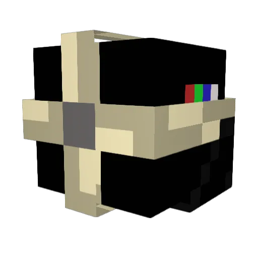 VentiladorPLSH Minecraft avatar head, 3D render
