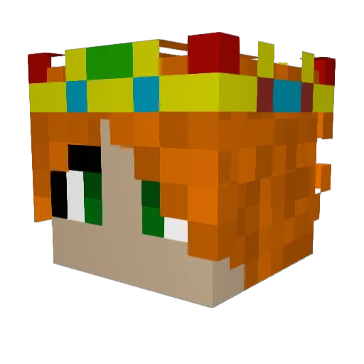 VentingTable33 Minecraft avatar head, 3D render