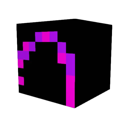 Ventonn Minecraft avatar head, 3D render