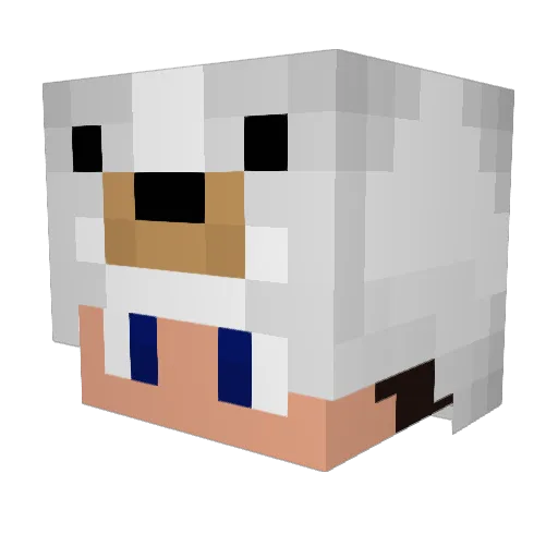 VentrexArmy Minecraft avatar head, 3D render
