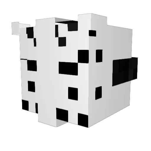 VentrueStar Minecraft avatar head, 3D render