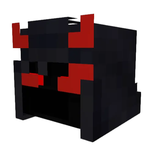 Ventrxd Minecraft avatar head, 3D render