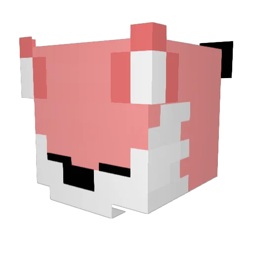 Venturini107 Minecraft avatar head, 3D render
