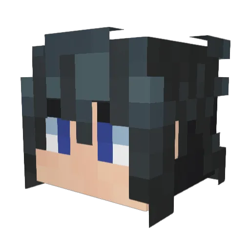 VentusXVIII Minecraft avatar head, 3D render