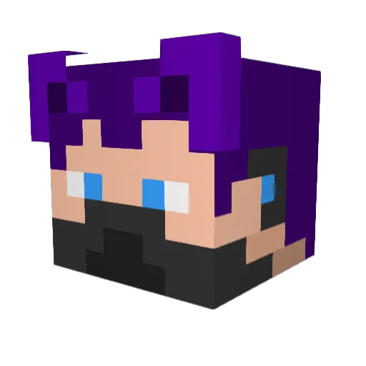 Ventus_Is_Sus Minecraft avatar head, 3D render