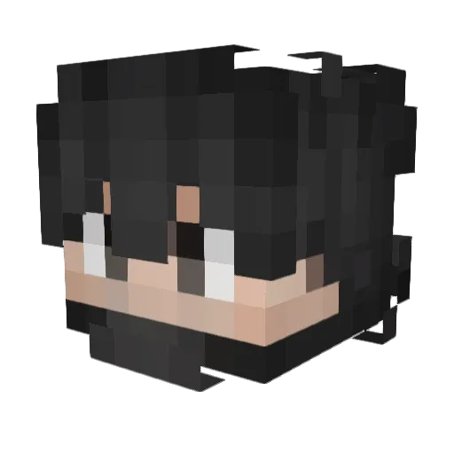 VenularRaptor37 Minecraft avatar head, 3D render