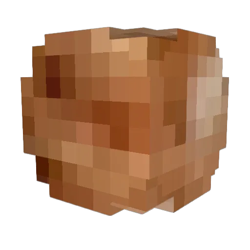 Venus4014 Minecraft avatar head, 3D render