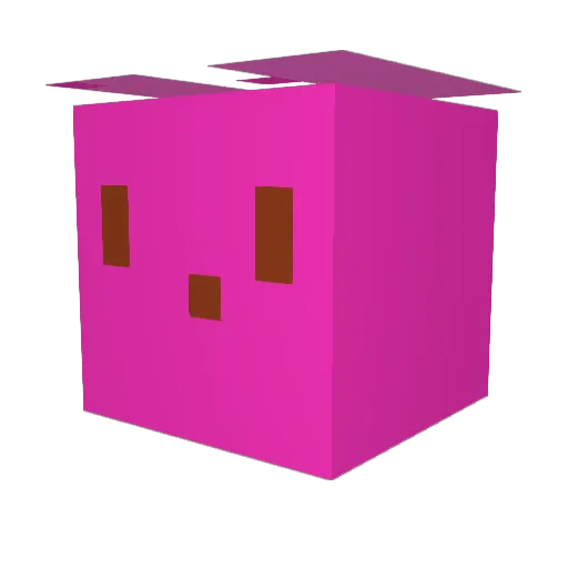 Venus456fluffy Minecraft avatar head, 3D render