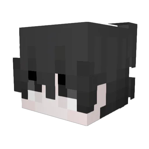 Venvrk Minecraft avatar head, 3D render
