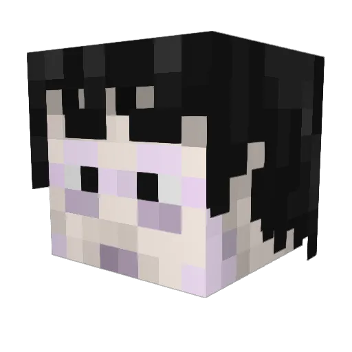 Venya_Collins Minecraft avatar head, 3D render