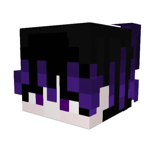Venzero_ Minecraft avatar head, 3D render
