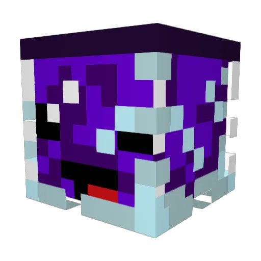 Vephee Minecraft avatar head, 3D render