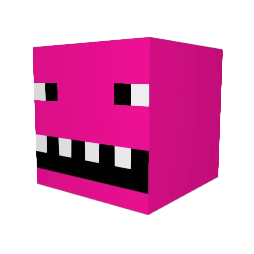 Veppz Minecraft avatar head, 3D render