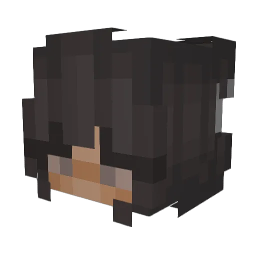 VeraasaurusRex Minecraft avatar head, 3D render