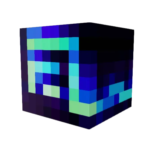 Verainn Minecraft avatar head, 3D render