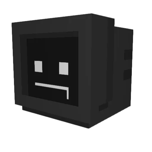 Verandt Minecraft avatar head, 3D render