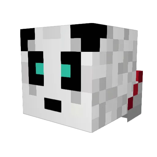 Verbatimplace93 Minecraft avatar head, 3D render
