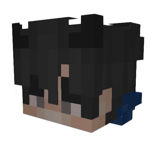 Verbotenerr Minecraft avatar head, 3D render