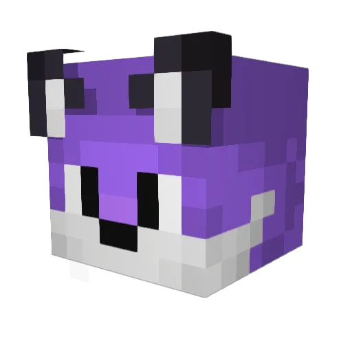 Vercentorix Minecraft avatar head, 3D render