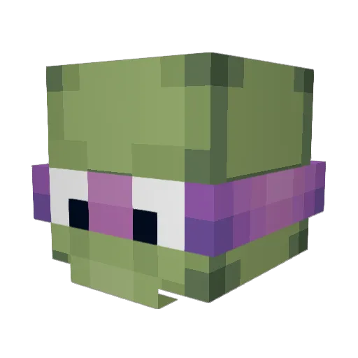 Verceva_ Minecraft avatar head, 3D render