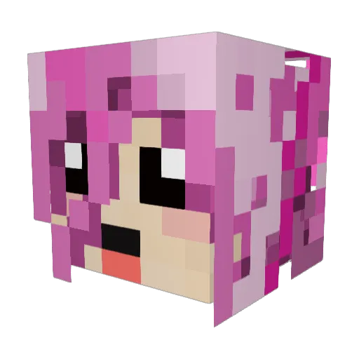 Verdandi1 Minecraft avatar head, 3D render