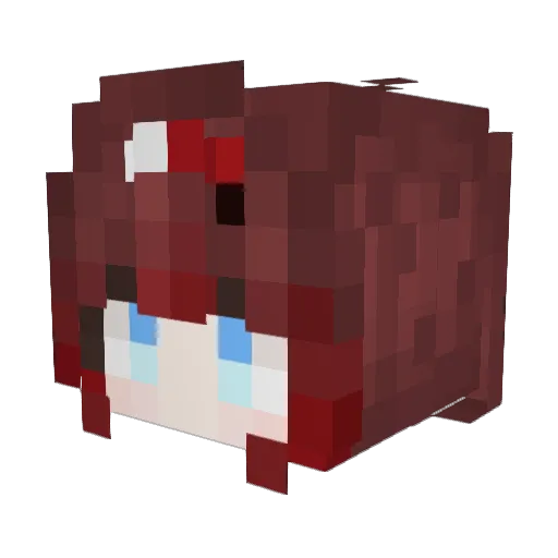 Verdandi223 Minecraft avatar head, 3D render