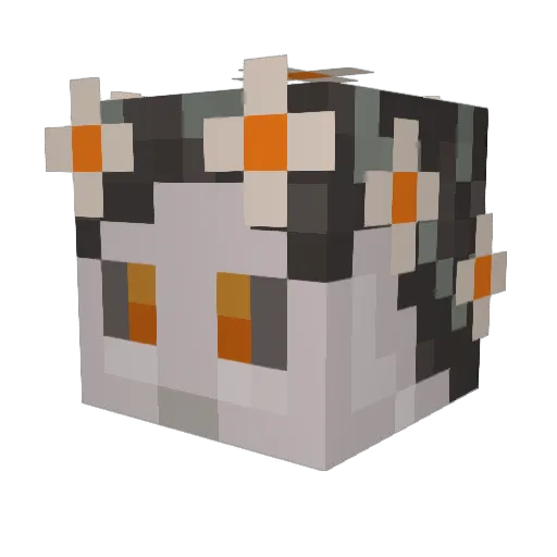 Verdego3 Minecraft avatar head, 3D render