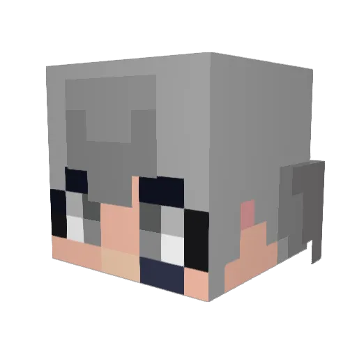 Verdehile_47 Minecraft avatar head, 3D render